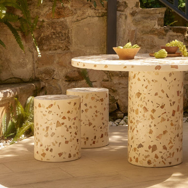 Illia Terrazzo Stool