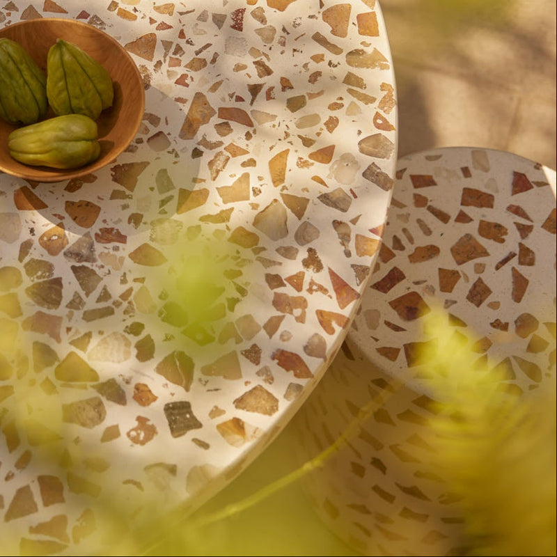 Illia Terrazzo Stool