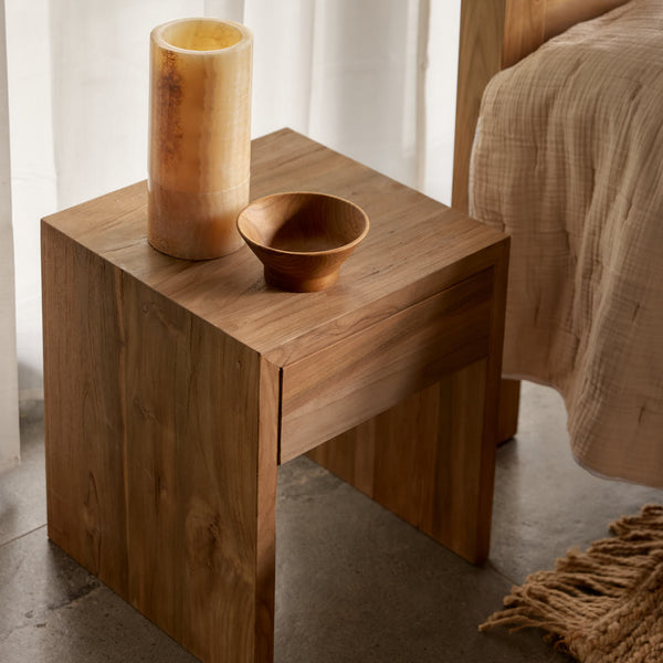 Mehdi Bedside Table with Drawer