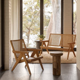 Amar Relaxed Rattan Loveseat