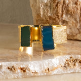 Jorge Double Stone Cuff Bracelet