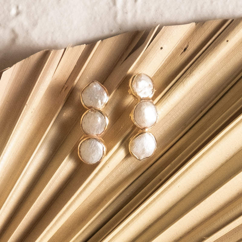 Kadri Baroque Pearl Earrings