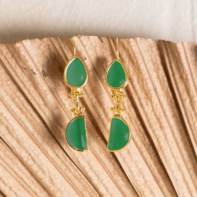 Lunara Double Drop Earrings