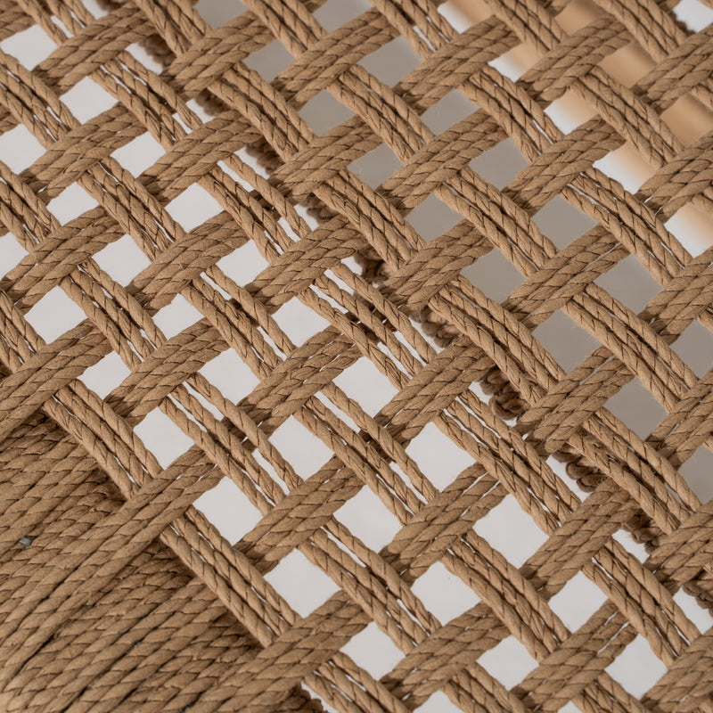 Mahina Woven Jute Bench Seat