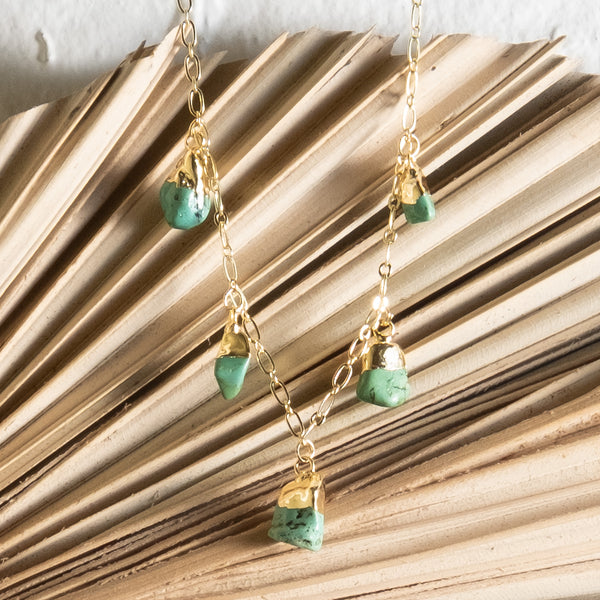 Margot Turquoise Stone Necklace