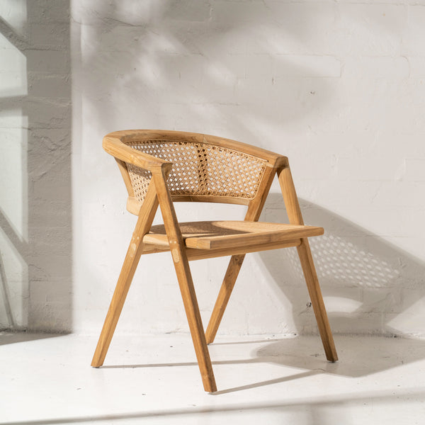 Amalia Rattan Rounded Dining Chair