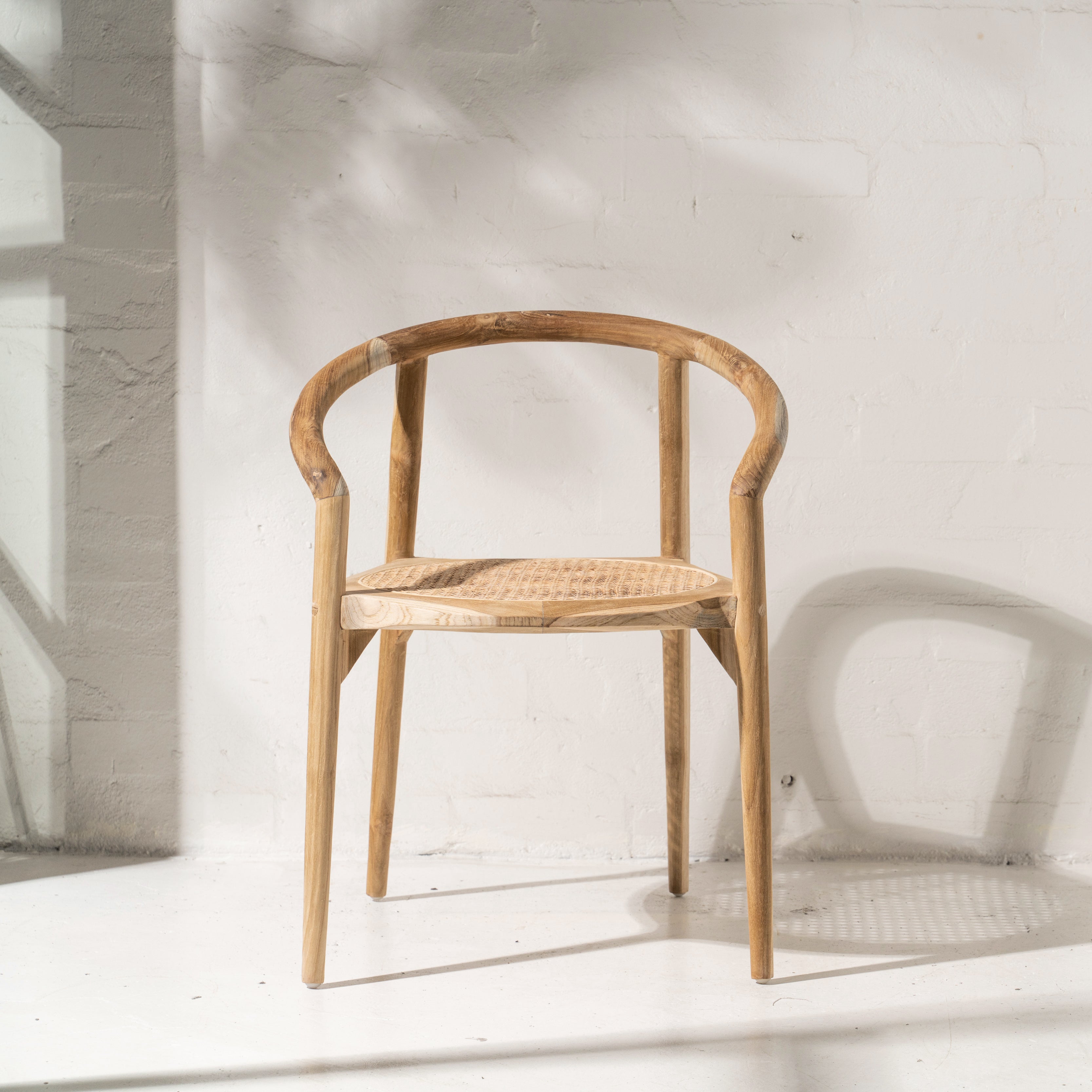 Espen Rattan Rounded Chair Natural – Inartisan.