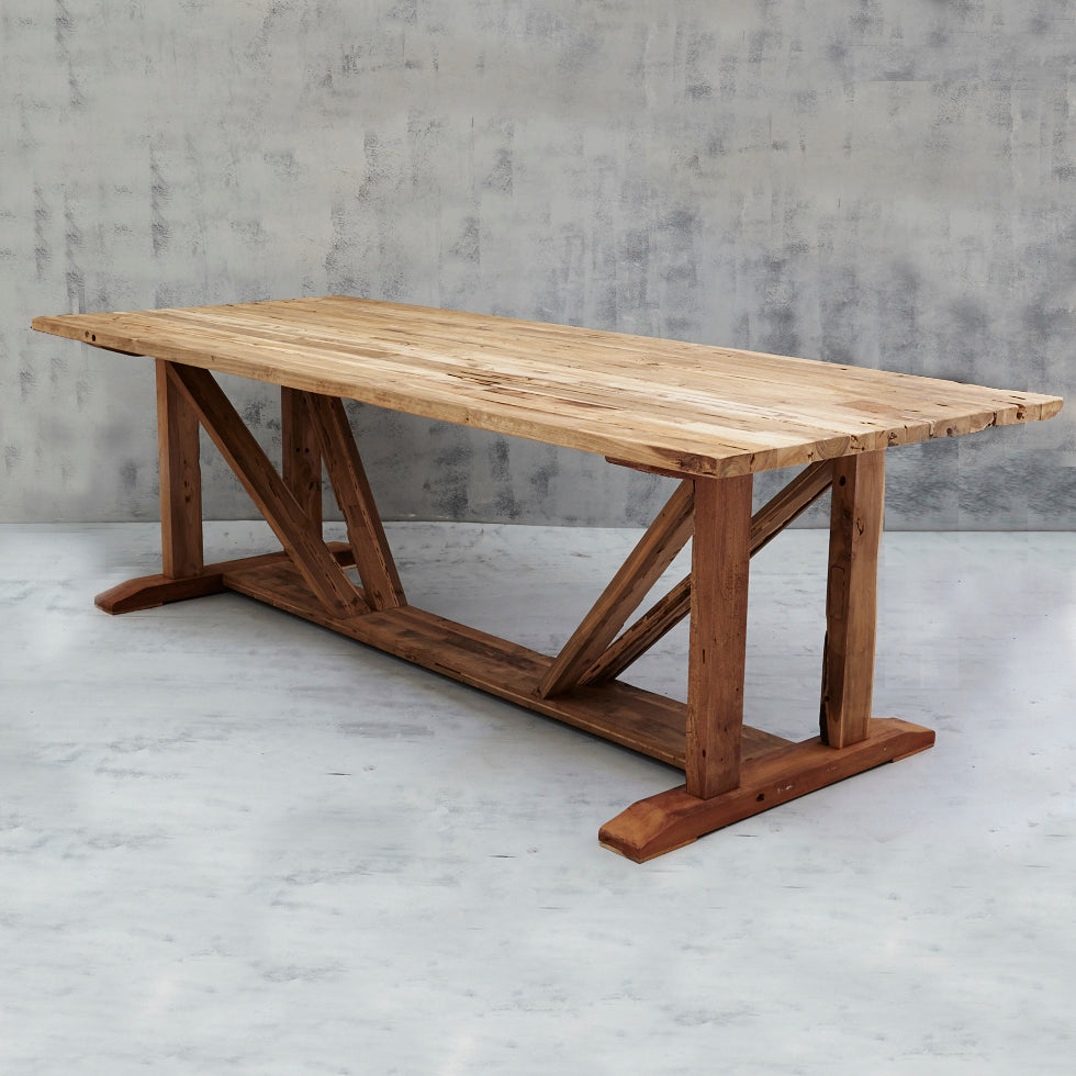 Mandela Large Rustic Dining Table – Inartisan.