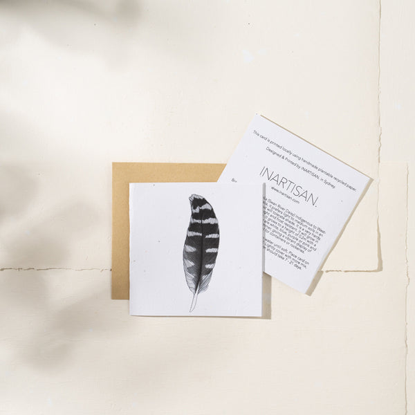 Plantable Card (Feather)