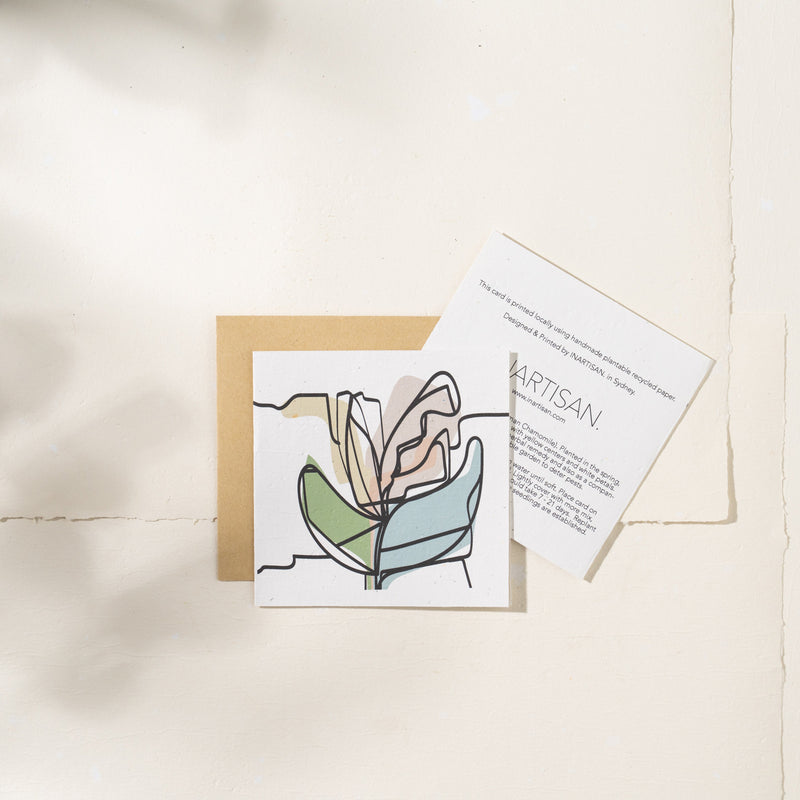 Plantable Card (Leafy Spring)