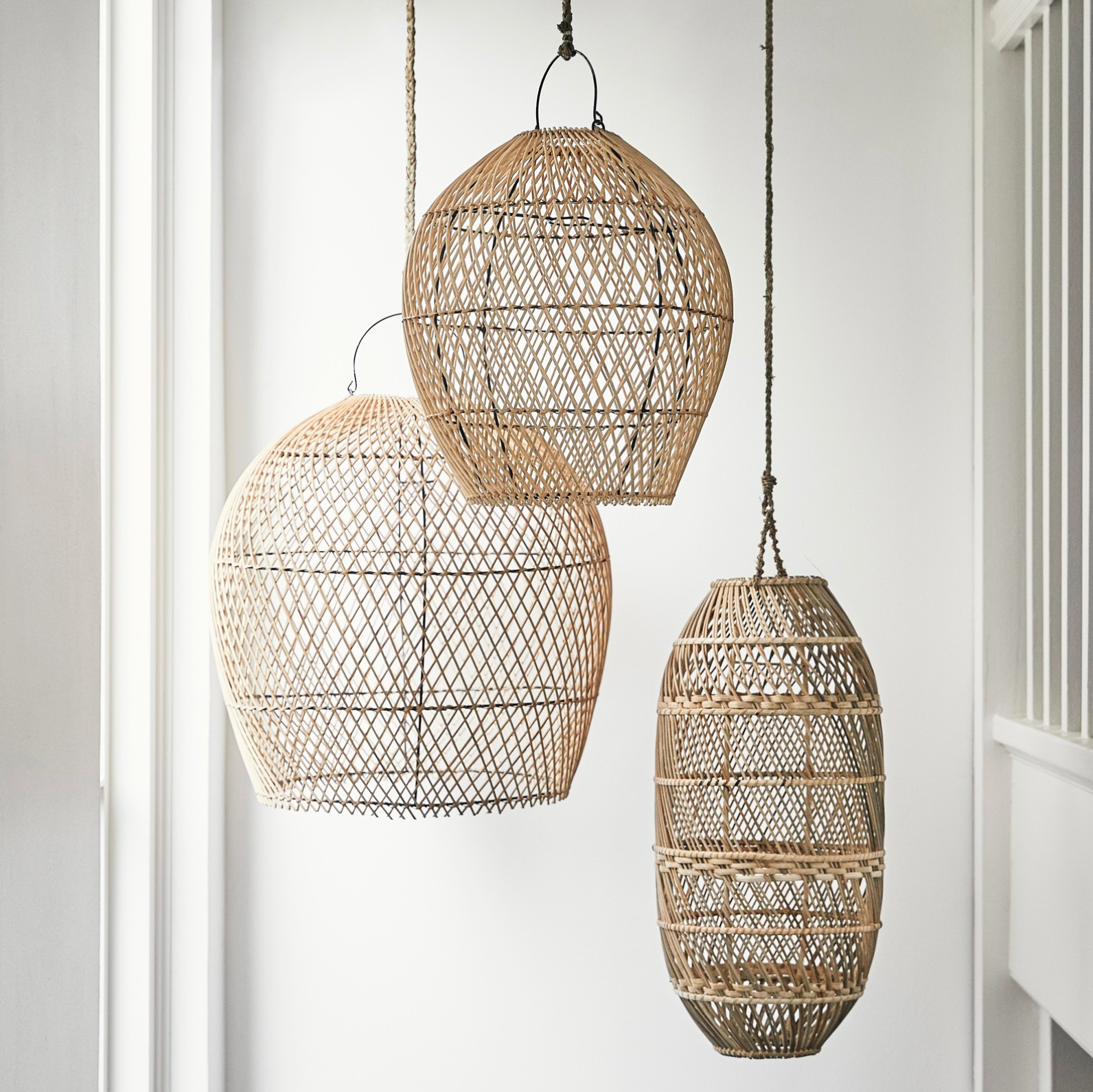 Rya Tulip Rattan Light Shade – Inartisan.
