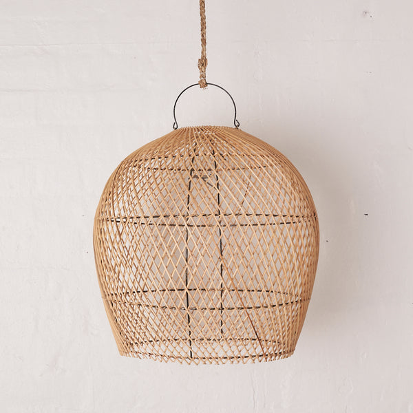 Rattan light shade deals large