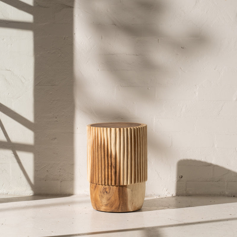 Sari Tree Stump Stool – - Main Image