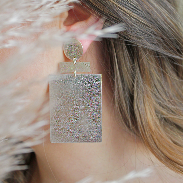 Zev Earrings - Silver